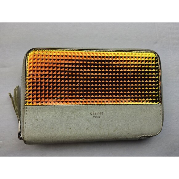 Celine Paris Zip Around Reflective Wallet - Picture 4 of 11